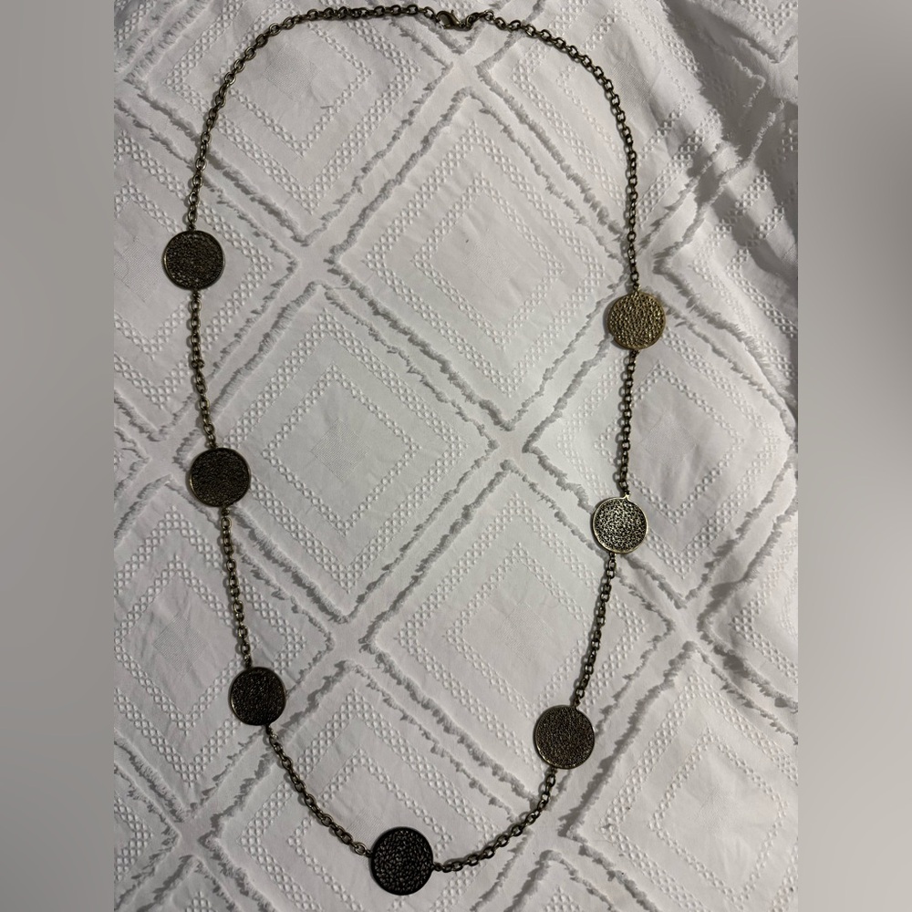 Elegant Coin Necklace.
